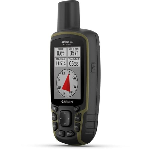 GARMIN - GPS för fotgängare - GPSMAP 65s - Multi-Band