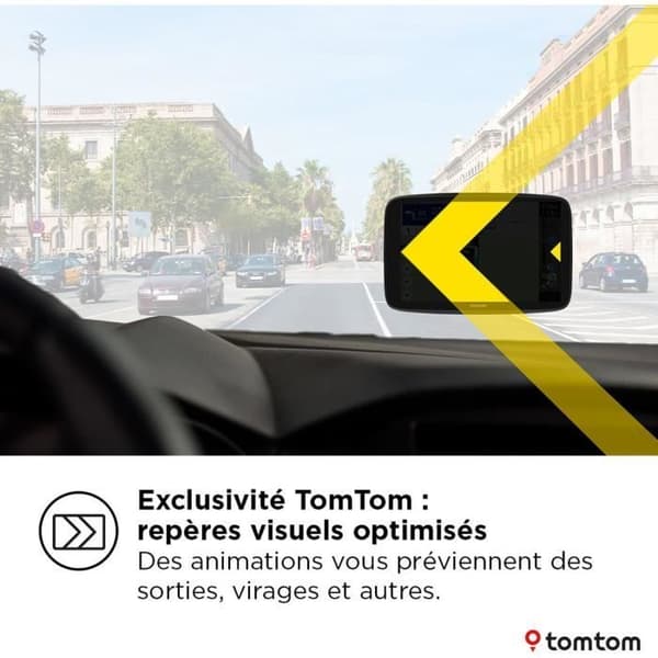 TomTom - GO Navigator 7 - GPS Bil - 7 tum - TomTom Trafik - Magnetisk Fäste - Europa Karta