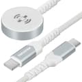 Miniatyrbild 1 av 4: Swissten Apple Watch + USB-C magnetladdarkabel - Vit - 2 i 1 - 60W - 1,2 m