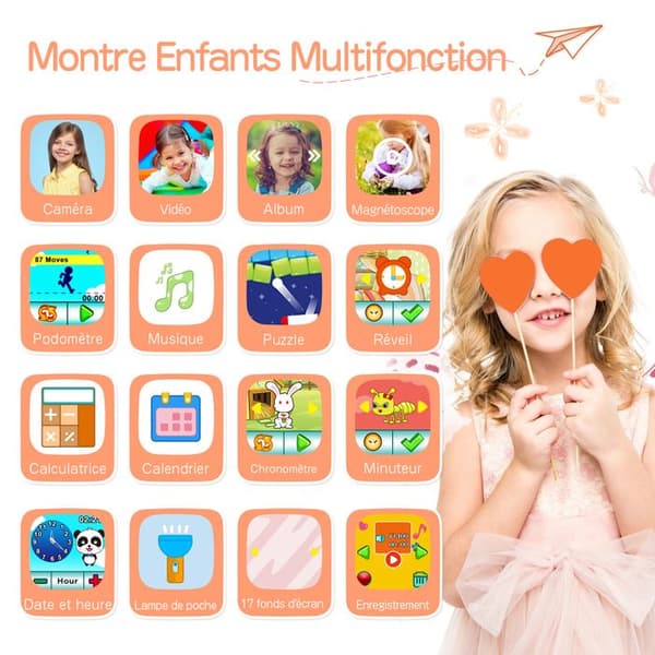 Smartklocka - Ospecificerad - Ospecificerad modell - 32GB - HD-kamera - 14 spel