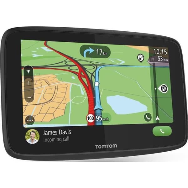 TomTom GO Essential 5-tums bil-GPS - Europe 49-kartläggning, integrerat Wi-Fi, handsfreesamtal