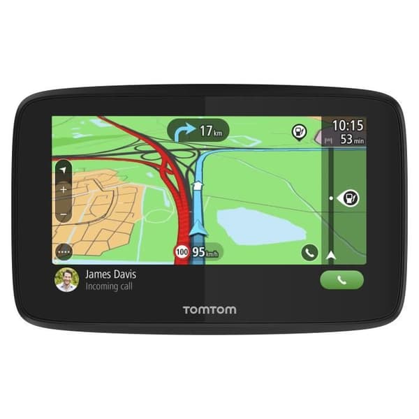 TomTom GO Essential 5-tums bil-GPS - Europe 49-kartläggning, integrerat Wi-Fi, handsfreesamtal