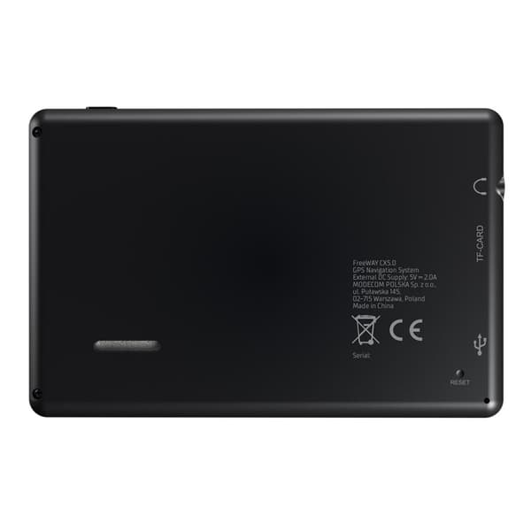 MODECOM FreeWAY CX 5.0 BILNAVIGATION + MapFactor-kort over Europa