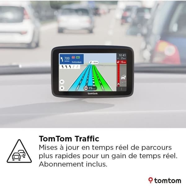 TomTom - GO Classic 6 2:a Generationen - GPS Bil - 6 tum - TomTom Trafik - Vägledande vid filbyte - Karta Europa 27