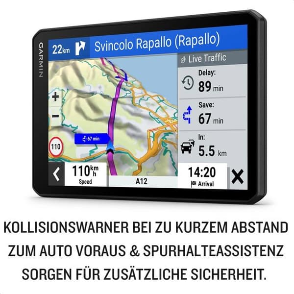 Bil GPS - modul - Garmin navigationsbox - 010-02729-10 - DriveCam 76, EU MT-D - 7" GPS med integrerad Dash Cam
