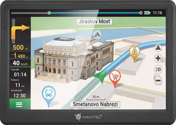 Auto GPS - modul - Navitel navigationsbox | GPS-navigering | MS700 | GPS (satellit) | Kartor ingår Svart