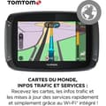 Miniatyrbild 3 av 6: TomTom GPS Moto RIDER 550 - 4,3 tum, Världskarta, TomTom Trafik, Varningsaviseringar för Farozoner, Handsfree-Samtal