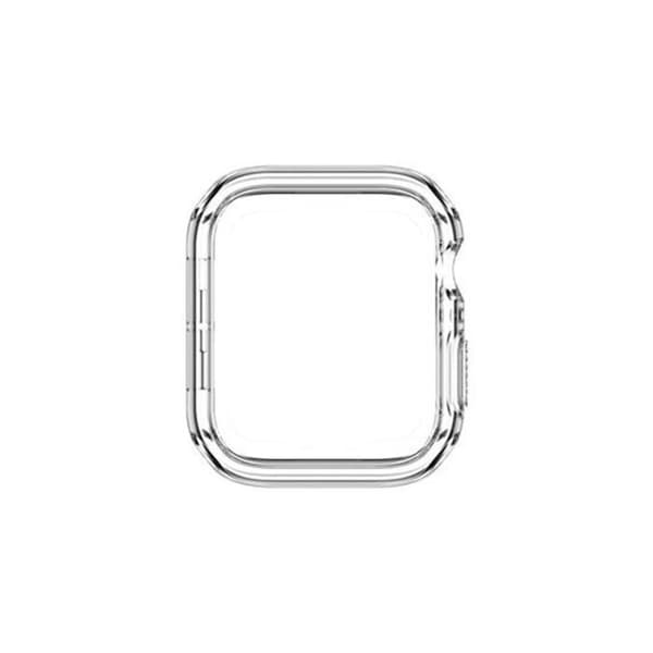 Coque för Apple Watch Series 10 42mm i TPU Mjuk Panzer Glass Transparent