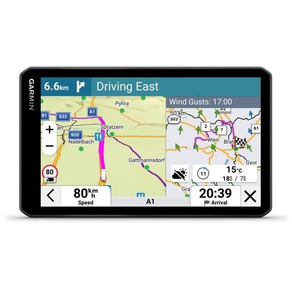 GPS för tunga fordon - GARMIN - Dezl LGV720 - Hela Europa, dēzl-community Svart