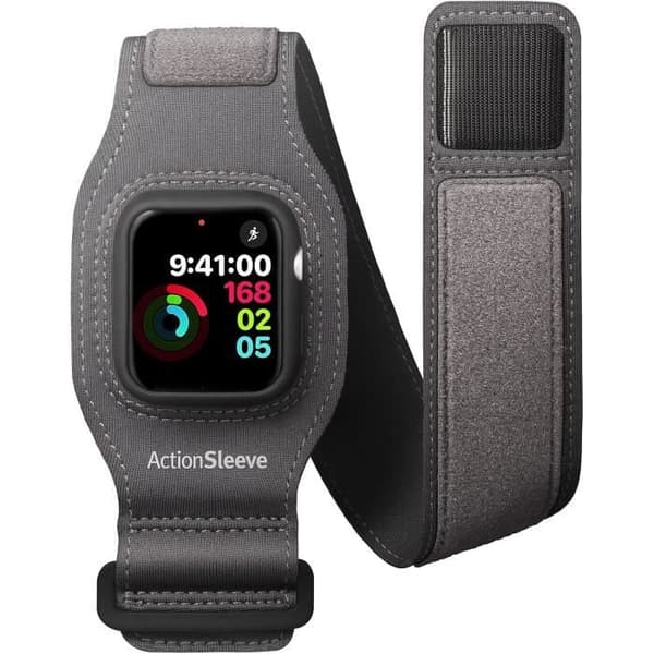 Twelve South ActionSleeve 2 för Apple Watch 44 mm Skyddssleeve Grå