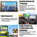 Miniatyrbild 3 av 4: INN Gps 7 tum 1296p WIFI GPS SD-bil med HD-pekskärm och fram- och bakinspelning Heavy Duty GPS med 3m AUX-kabel