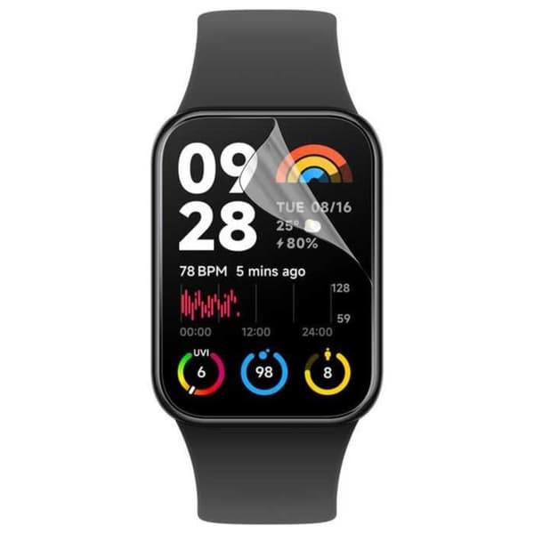 Skärmskydd för Xiaomi Mi Band 8 Pro [Pack 6] Ultra Tunn Plastfilm Skyddande Phonillico