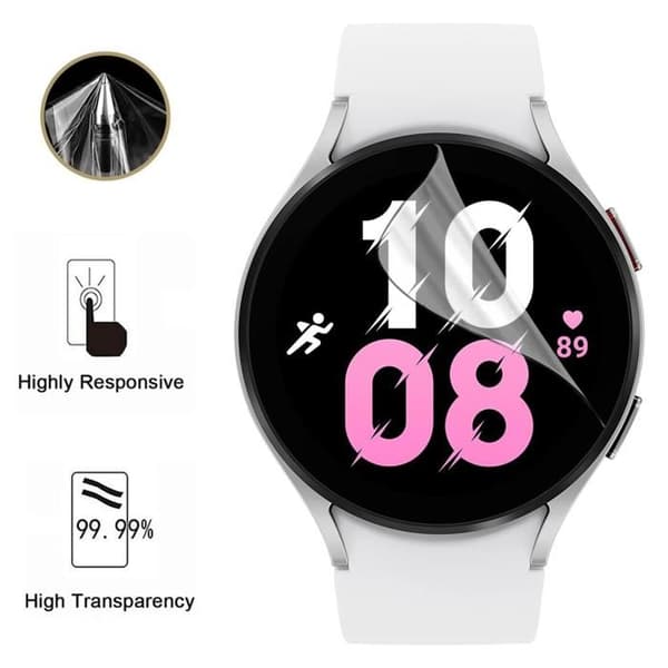 Skyddsskydd för Samsung Galaxy Watch 6 - 44mm [Pack 6] Ultra Tunn Plastfilm Skydd Phonillico