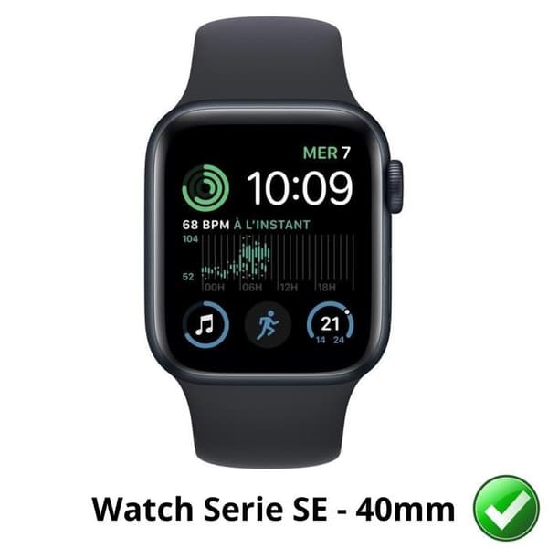 Skärmskydd för Watch Serie SE - 40mm [Pack 6] Ultratunn Plastfilm Skyddande Phonillico
