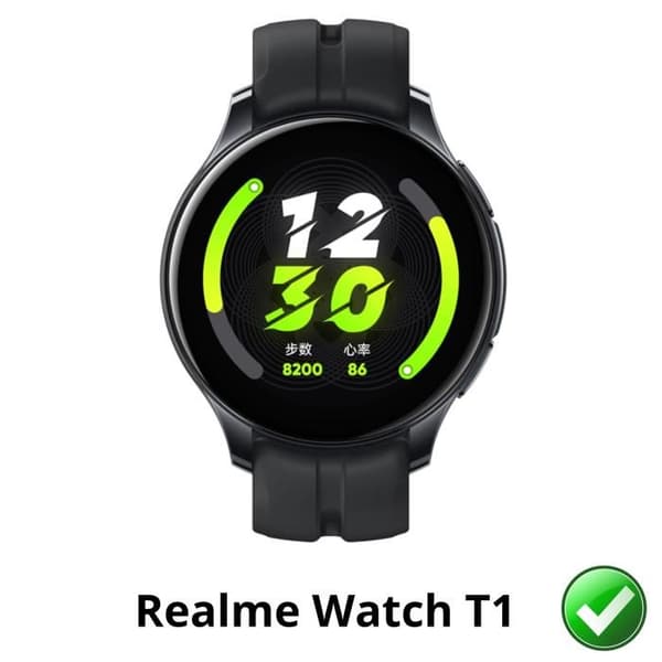 Skärmskydd för Realme Watch T1 [Pack 6] Ultra Tunn Plast Skyddfilm Phonillico