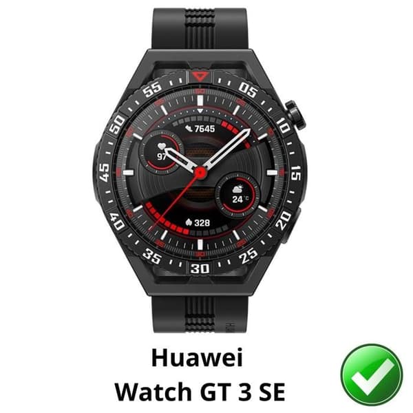 Skyddsglas för Huawei Watch GT 3 SE [Pack 6] Ultra Tunn Plastskydd Film Phonillico