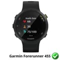 Miniatyrbild 2 av 3: Skyddsskärm för Garmin Forerunner 45s [Pack 6] Plastfilm Skyddande Extremt Tunn Phonillico