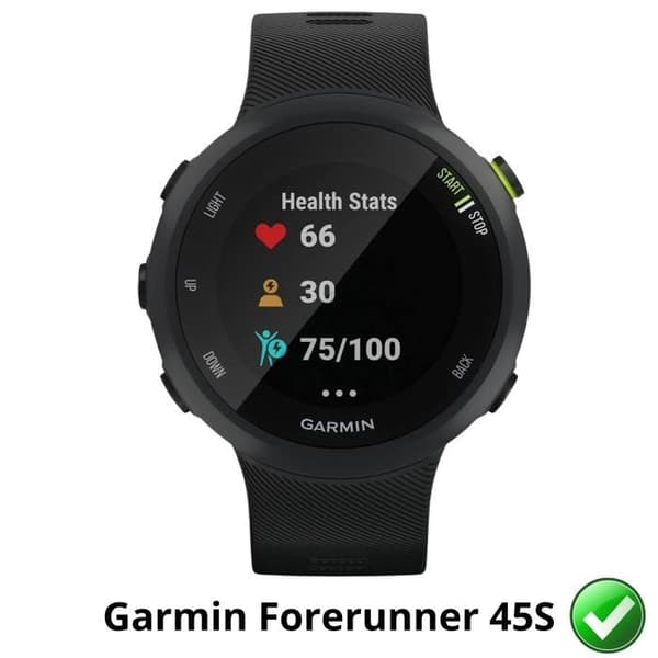 Skyddsskärm för Garmin Forerunner 45s [Pack 6] Plastfilm Skyddande Extremt Tunn Phonillico
