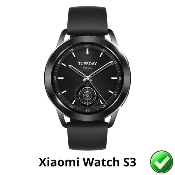 Skyddsskärm för Xiaomi Watch S3 [Paket 6] Ultra Tunn Plastfilm Skyddande Phonillico