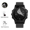 Miniatyrbild 3 av 3: Skyddsglas för Garmin Fenix 5 [Pack 6] Ultra Tunn Hållbar Plastfilm Skyddande Phonillico