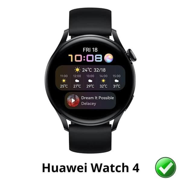 Skydd förskärm för Huawei Watch 4 [Pack 6] Ultra Tunn Plastisk Skyddfilm Phonillico