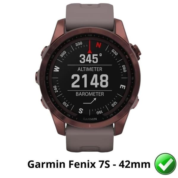 Skyddsskydd för Garmin Fenix 7 [Pack 6] Ultra Tunn Plastfilm Skyddande Phonillico