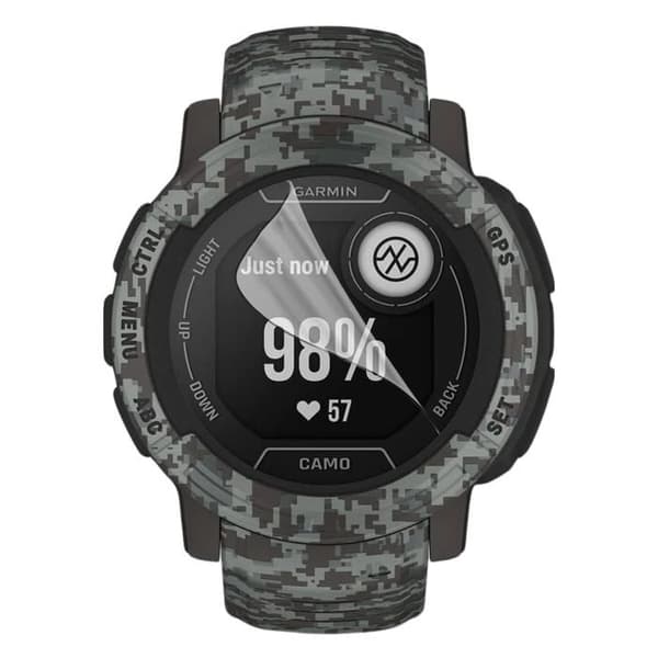 Skydd för skärm till Garmin Instinct 2 Camo Edition - 45mm [Pack 6] Ultra tunn plast skyddsfilm Phonillico
