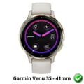 Miniatyrbild 2 av 3: Skyddsskärm för Garmin Venu 3s - 41mm [Pack 6] Ultra Tunn Plastfilm Skyddande Phonillico