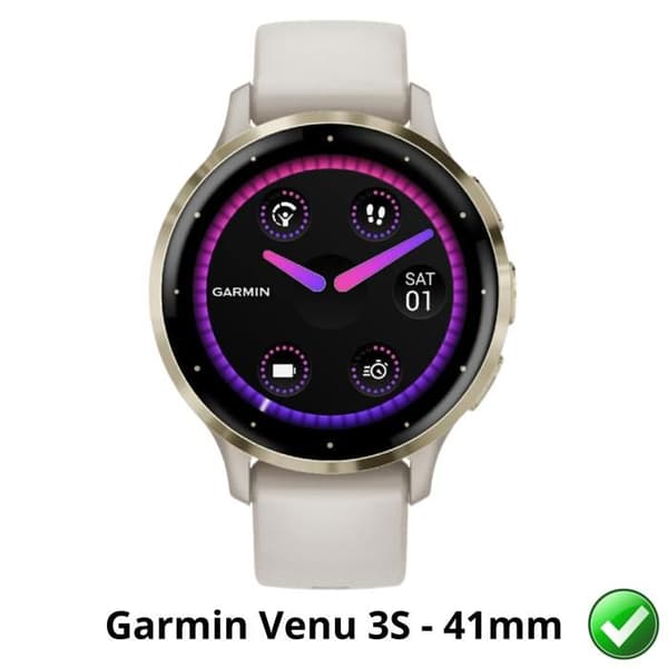 Skyddsskärm för Garmin Venu 3s - 41mm [Pack 6] Ultra Tunn Plastfilm Skyddande Phonillico
