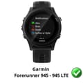 Miniatyrbild 2 av 3: Skyddsskärm för Garmin Forerunner 945 [Pack 6] Extra tunn slitstark plastfilm Phonillico