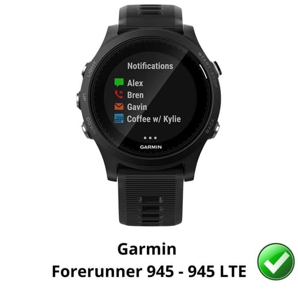Skyddsskärm för Garmin Forerunner 945 [Pack 6] Extra tunn slitstark plastfilm Phonillico