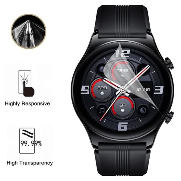Skärmskydd för Honor Watch GS 3 [Pack 6] Ultratunn Resistent Plastfilms Skydd Phonillico