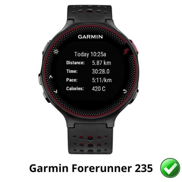 Skydd för skärm till Garmin Forerunner 235 [Pack 6] Ultra tunn skyddsfolie av plast Phonillico