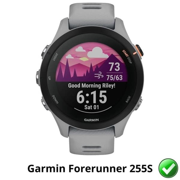 Skärmskydd för Garmin Forerunner 255s [Pack 6] Ultra Tunn Plastfilm Skyddande Film Phonillico
