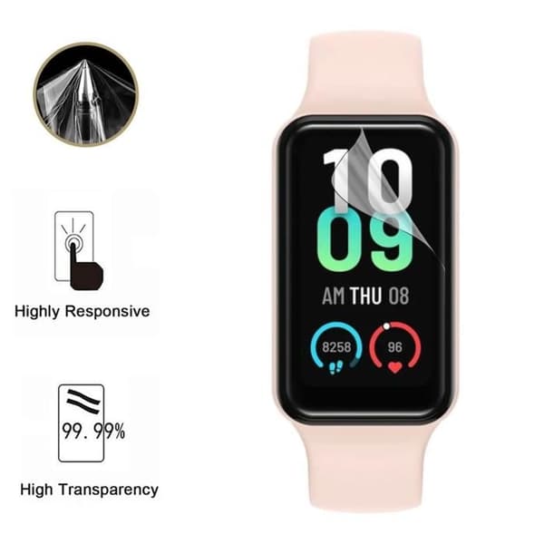Skyddsskärm för Amazfit Band 7 [Pack 6] Snyggt Plastskydd Ultratin Phonillico