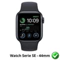Miniatyrbild 2 av 3: Skyddsgel för Watch Serie SE - 44mm [Pack 6] Ultra Tunn Plastskydd Phonillico