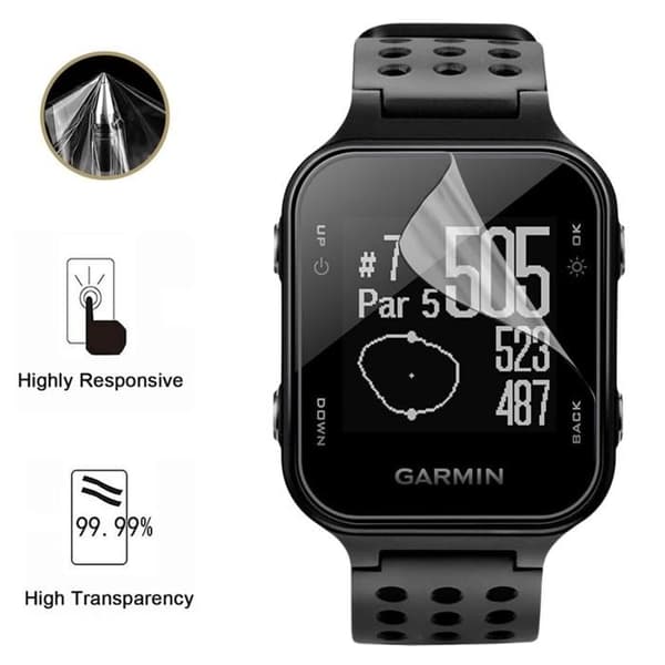Skydd för skärm för Garmin Approach S20 [Pack 6] Ultra Tunn Plastskydd Phonillico