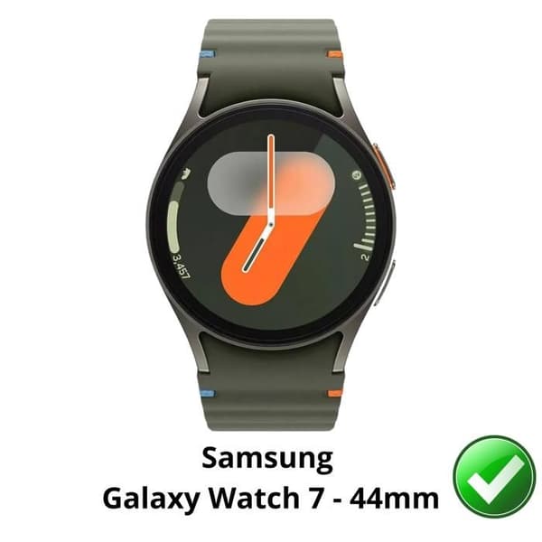 Skyddsglas för Samsung Galaxy Watch 7 - 44mm [Pack 6] Ultra Tunn Plastfilm skyddande Fodral Phonillico