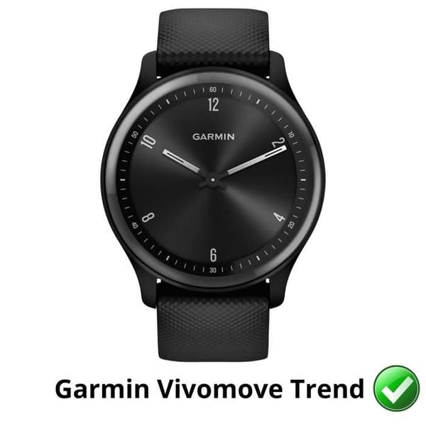 Skärmskydd för Garmin Vivomove Trend [Pack 6] Hållbart Ultra Tunt Plastskydd Phonillico
