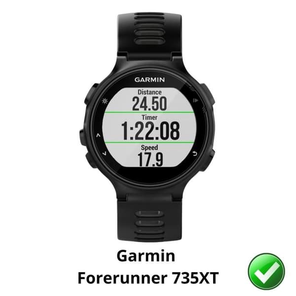 Skydd för skärm till Garmin Forerunner 735XT [Pack 6] Resistenta ultratunna plastskydd Phonillico
