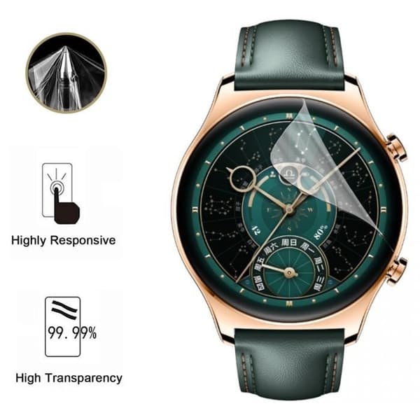 Skärmskydd för Honor Watch GS 4 [Pack 6] Ultra Tunn Hållbar Plastskydd Phonillico