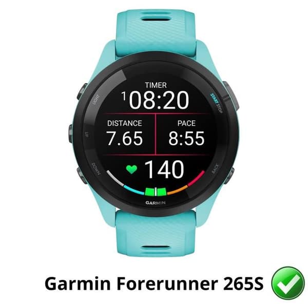 Skyddsglas för Garmin Forerunner 265s [Pack 6] Ultra Tunn Plastfilm Skyddsfine Phonillico