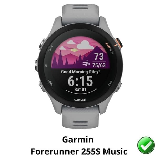 Skärmskydd för Garmin Forerunner 255s Music [Pack 6] Plastfilm Skyddande Ultra Tunn Phonillico