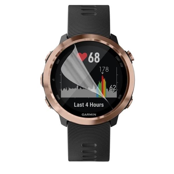 Skyddsskärm för Garmin Forerunner 645 [Pack 6] Hållbart Ultra Tunt Plastiskt Skyddsfördelande Phonillico
