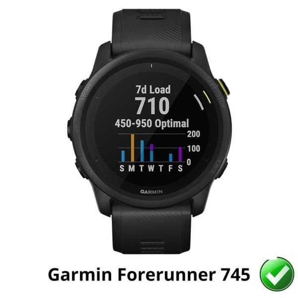 Skydd för skärm till Garmin Forerunner 745 [Paket 6] Plastfilm Skyddande Ultra Tunn Phonillico