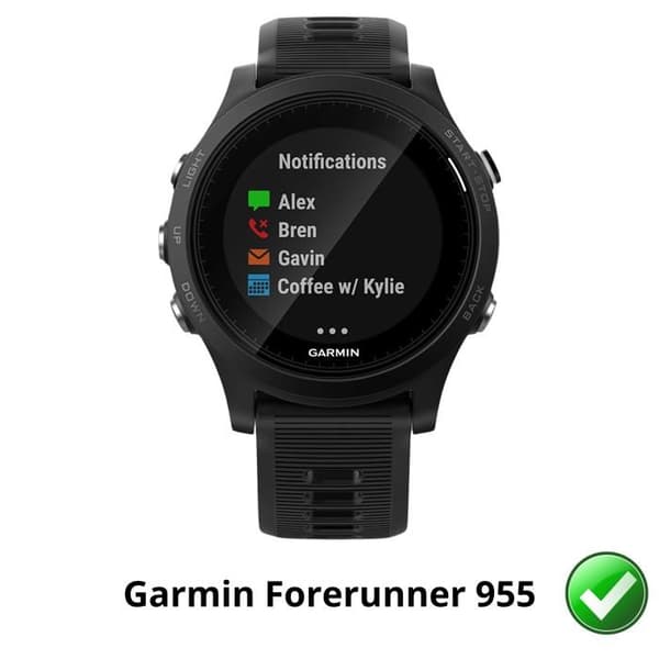 Skärmskydd för Garmin Forerunner 955 [Pack 6] Ultra Tunn Plastfilm Skydd Phonillico