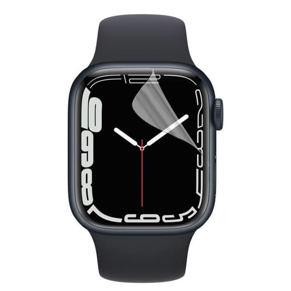 Skärmskydd för Watch Serie 7 - 45mm [Pack 6] Hållbart Ultrathin Plastskydd Phonillico
