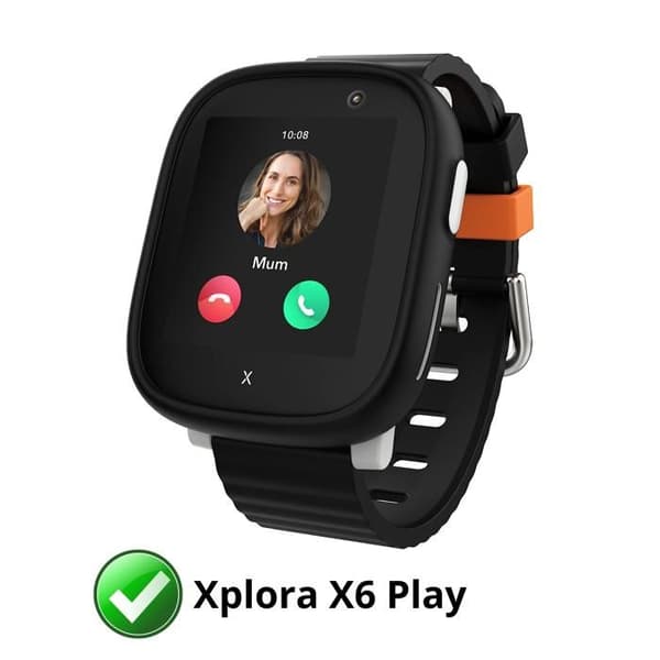 Coque kompatibel Xplora X6 Play - Hård skydd genomskinlig etui skärm av härdat glas
