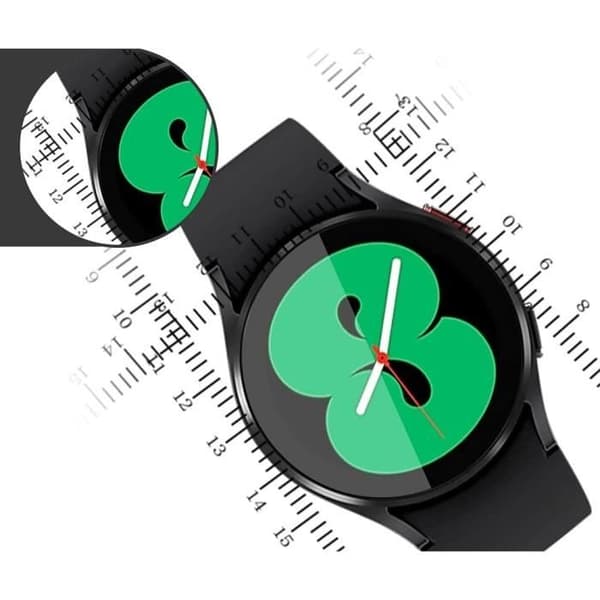 Härdat glas för Samsung Galaxy Watch 4 40mm [Pack 2] skyddsfolie för skärm smartklocka Phonillico®
