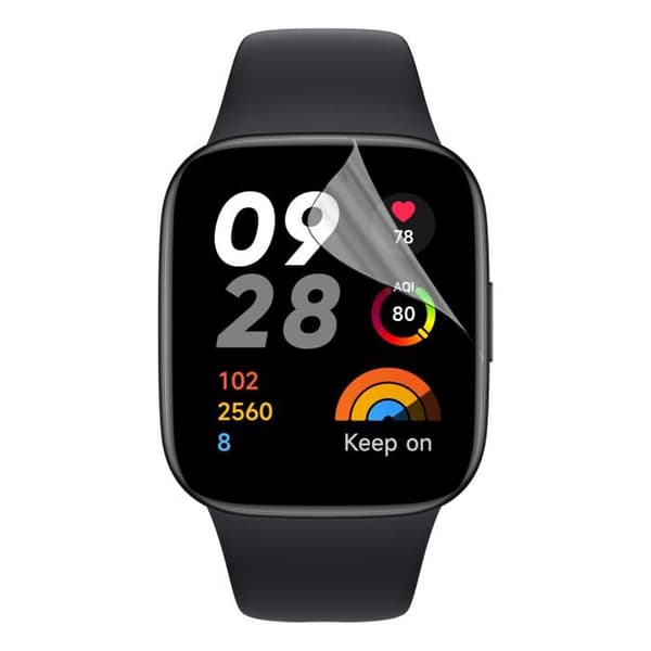 Skärmskydd för Xiaomi Redmi Watch 2 [Pack 6] Ultra Tunt Plastskydd Motståndskraftigt Phonillico